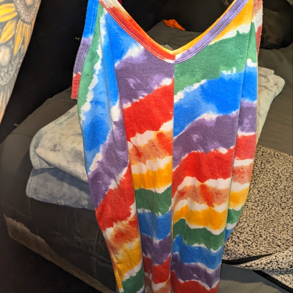 Rainbow Zenana Maxi Dress